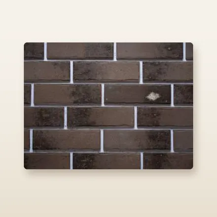 Facade clinker K26, dark brown, NF 240×71×10 mm