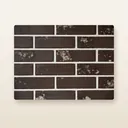Facade clinker K25, dark mottled brown, NF 240×71×10 mm