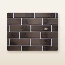 Facade clinker K26, dark brown, NF 240×71×10 mm