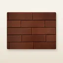 Facade clinker K43, red-brown, NVF 295×85×22 mm