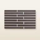 Facade clinker K58, dark brown, RG 501×54×15 mm