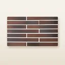 Facade clinker K61, shaded brown, RG 501×54×15 mm